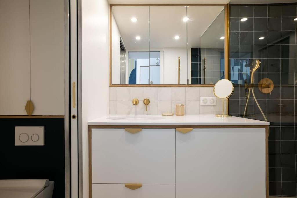 Bel Appartement D'Architecte Au Coeur De Paris Extérieur photo